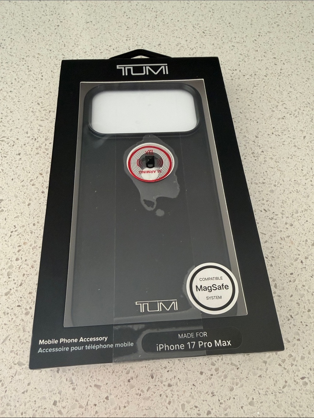 Tumi Black MagSafe-Compatible Case for iPhone 17 Pro Max